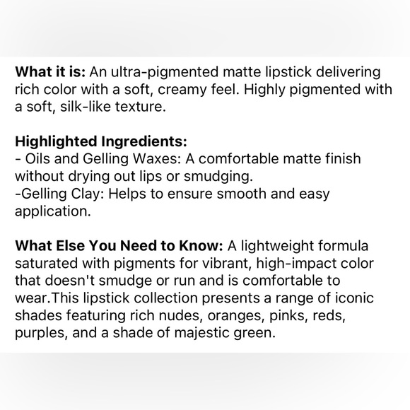 GUCCI Rouge A Levres Mat Lipstick - LUCY DARK ORANGE - Picture 7 of 7